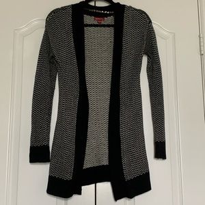Black and white cardigan